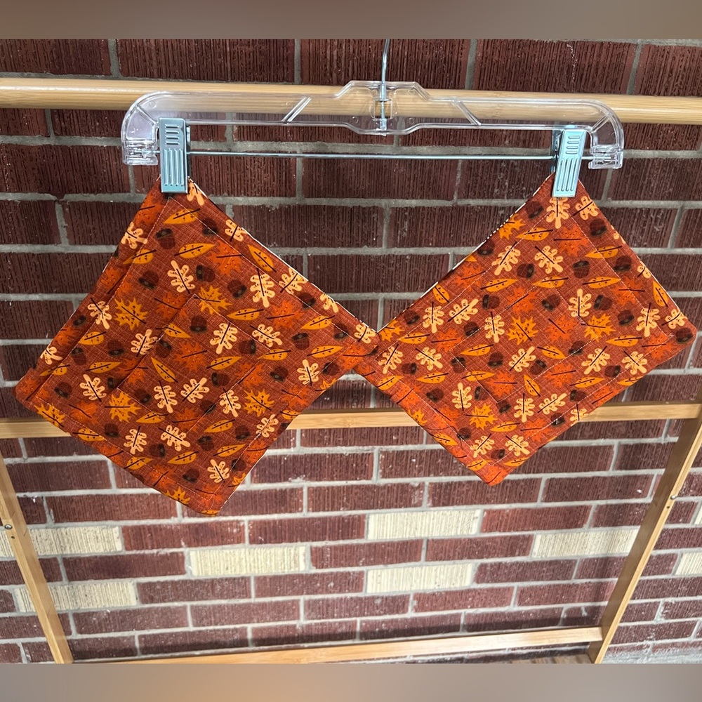 Thanksgiving Potholders Set of 2 handmade